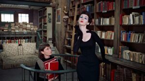 Audrey Hepburn in the Embryo Concepts bookstore of Funny Face